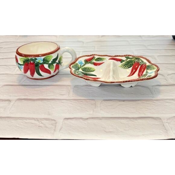 Chili Bowl and Candy Dish Light weight and festive - Picture 1 of 9